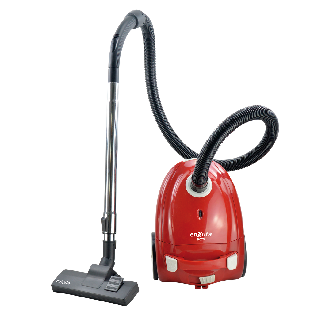 Aspiradora con bolsa de tela 1.800 watts Color Rojo