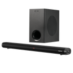Barra de Sonido Bluetooth con Subwoofer 160 Watts 2.1, USB, AUX, Optical, Coaxial, HDMI-ARC / M. Box