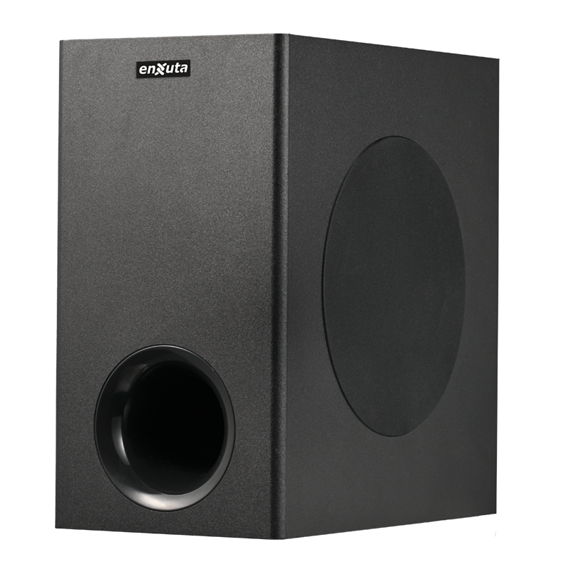 Barra de Sonido Bluetooth con Subwoofer 160 Watts 2.1, USB, AUX, Optical, Coaxial, HDMI-ARC / M. Box