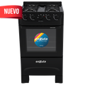 Cocina Combinada 4 Hornallas Negra - Brasil