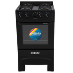 Cocina Combinada 4 Hornallas Negra - Brasil
