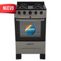 Cocina Combinada 4 Hornallas Titanio - Brasil
