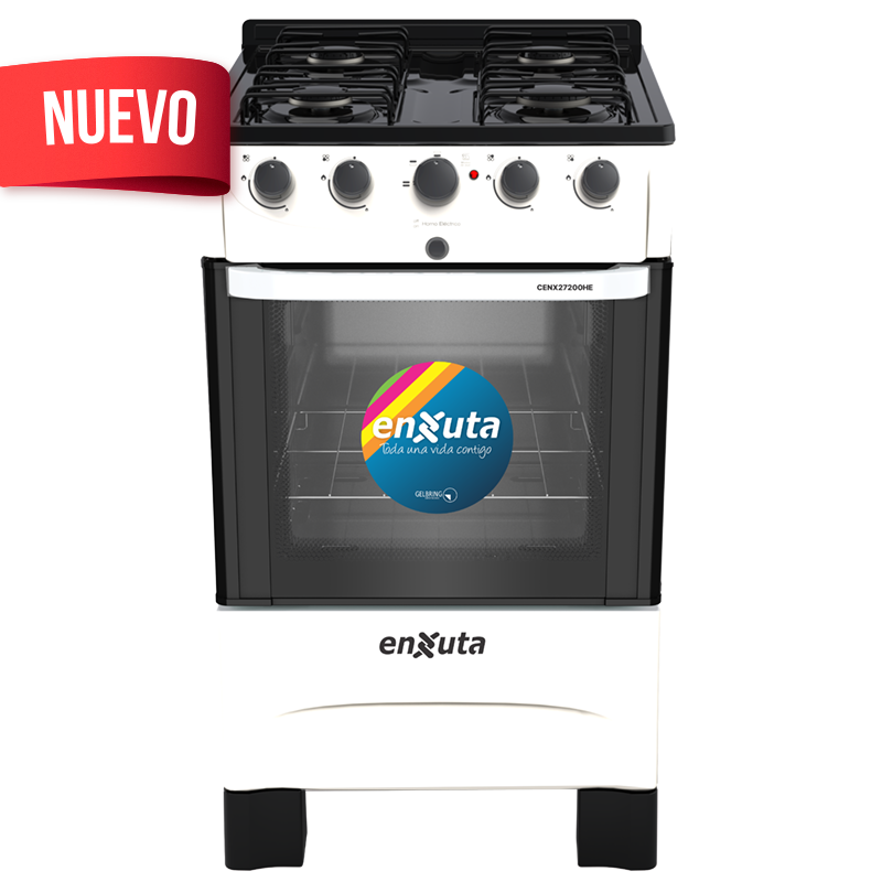 Cocina Combinada 4 Hornallas Blanca - Brasil