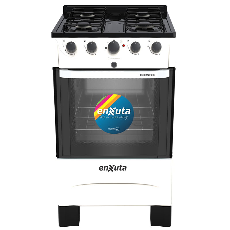 Cocina Combinada 4 Hornallas Blanca - Brasil