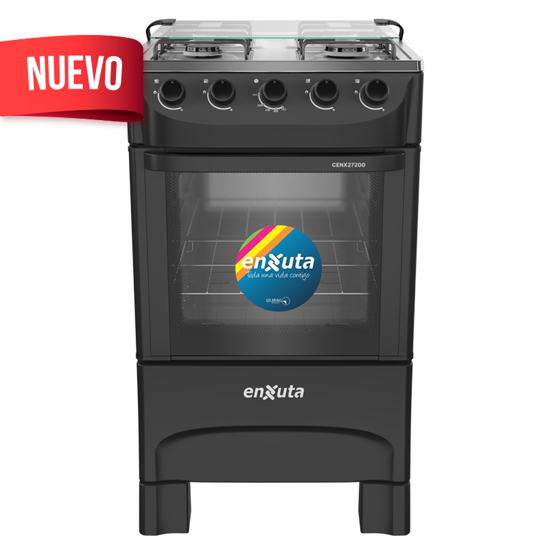 Cocina Supergas 4 Hornallas Negra Con Termocupla - Brasil