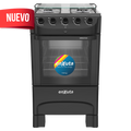 Cocina Supergas 4 Hornallas Negra Con Termocupla y Encendido - Brasil