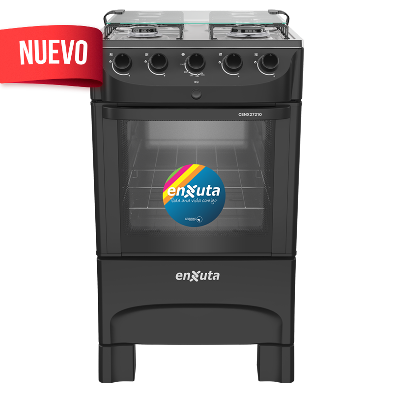 Cocina Supergas 4 Hornallas Negra Con Termocupla y Encendido - Brasil