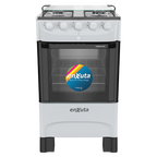 Cocina Supergas 4 Hornallas Blanca Con Termocupla y Encendido - Brasil