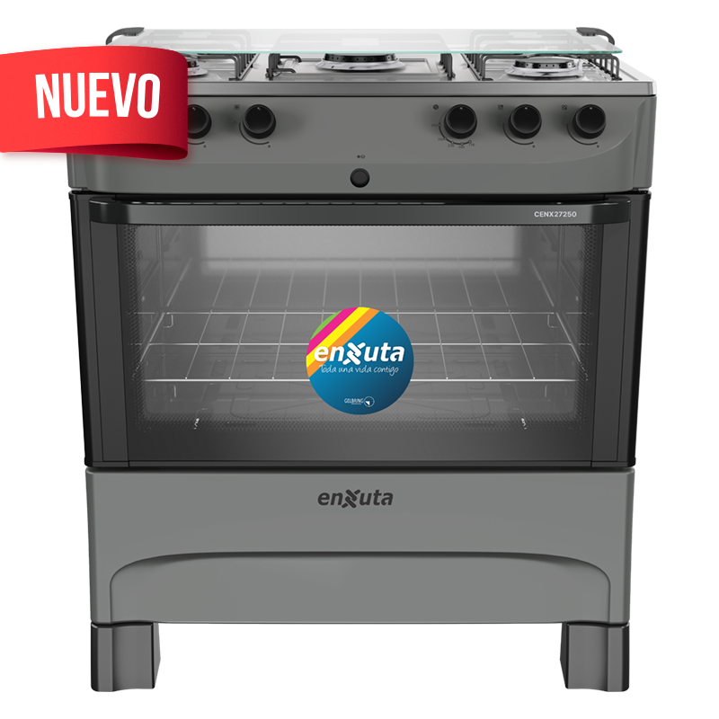 Cocina Supergas 5 Hornallas Titanio con Termocupla y Encendido - Brasil