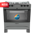 Cocina Supergas 5 Hornallas Titanio con Termocupla y Encendido - Brasil