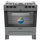Cocina Supergas 5 Hornallas Titanio con Termocupla y Encendido - Brasil