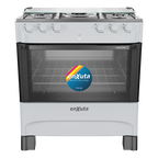 Cocina Supergas 5 Hornallas Blanca con Termocupla y Encendido - Brasil