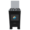 Cocina Supergas 4 Hornallas Negra con Termocupla y Grill - Brasil