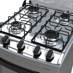 Cocina Supergas 4 Hornallas Titanio con Termocupla y Grill - Brasil