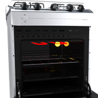 Cocina Supergas 4 Hornallas Blanca con Termocupla y Grill - Brasil