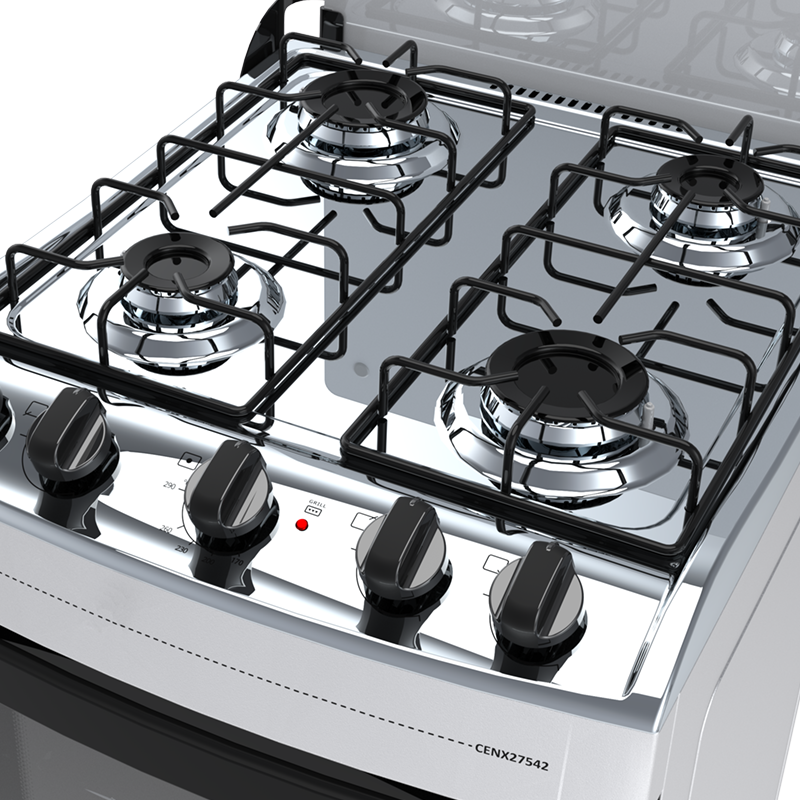 Cocina Supergas 4 Hornallas Blanca con Termocupla y Grill - Brasil