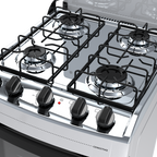 Cocina Supergas 4 Hornallas Blanca con Termocupla y Grill - Brasil