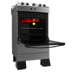 Cocina Combinada 4 Hornallas Titanio con Grill - Brasil