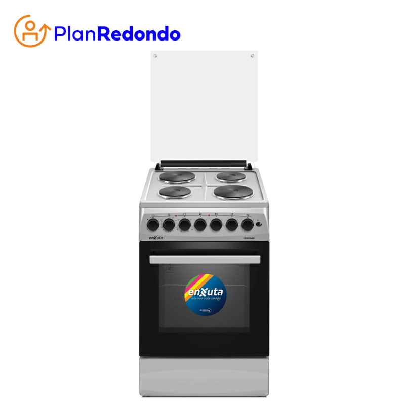 Cocina Eléctrica 4 Discos Eléctricos y Convección Inox 50x60 - Turquía