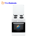 Cocina Eléctrica 4 Discos Eléctricos y Convección Blanca 60x60 - Turquía