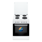 Cocina Eléctrica 4 Discos Eléctricos y Convección Blanca 60x60 - Turquía
