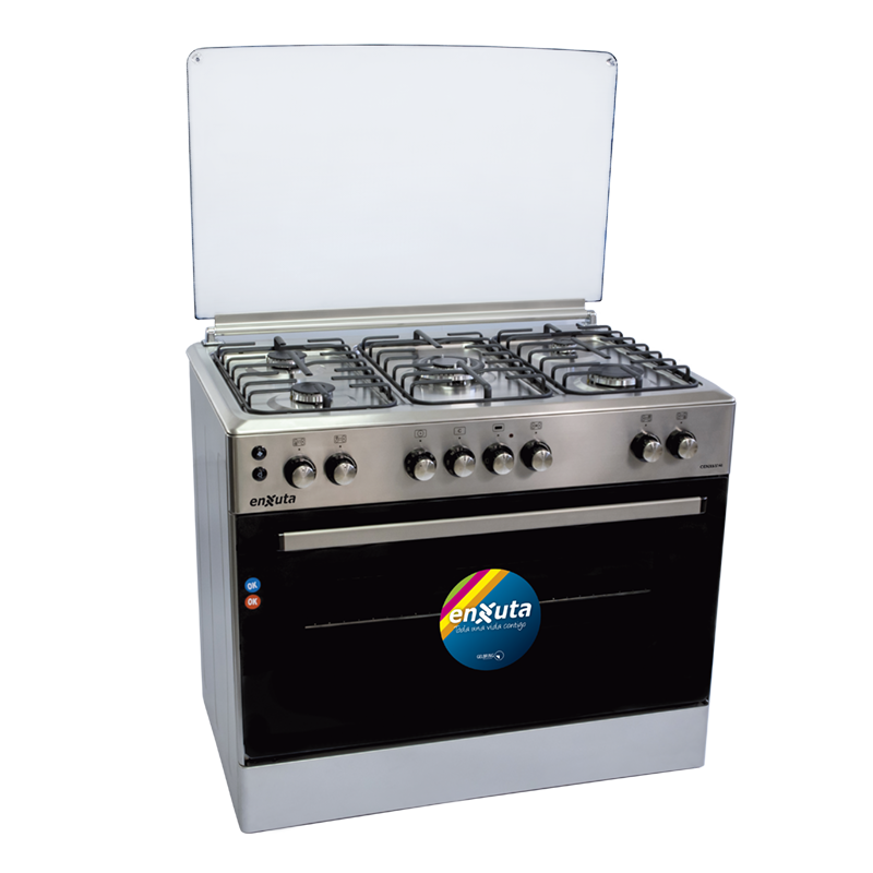Cocina Combinada 5 Hornallas Inox con Convección  - Turquía