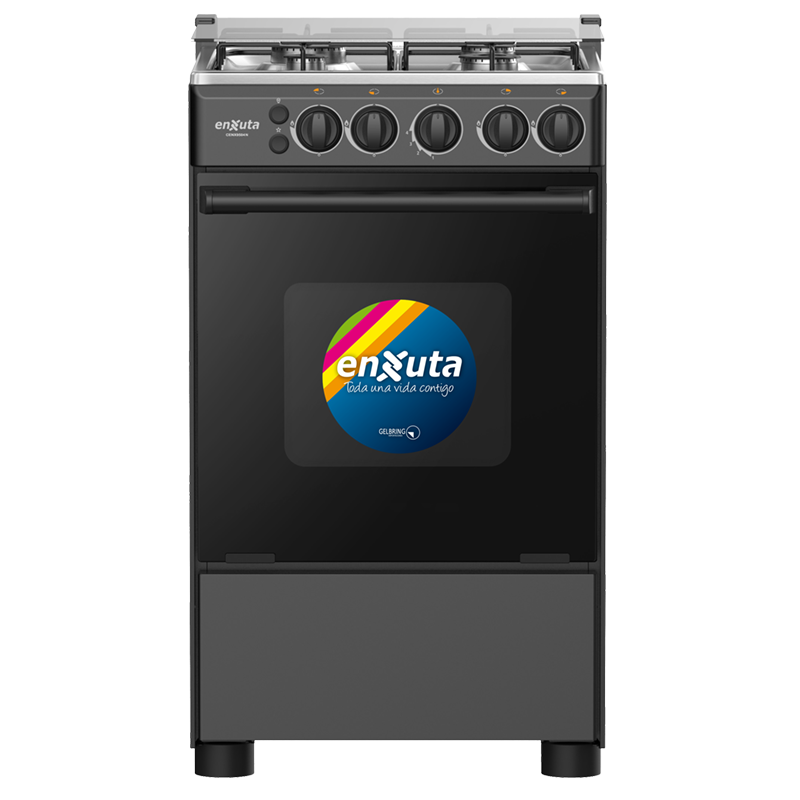 Cocina Supergas 4 Hornallas Negra con Termocupla 50x60 - China