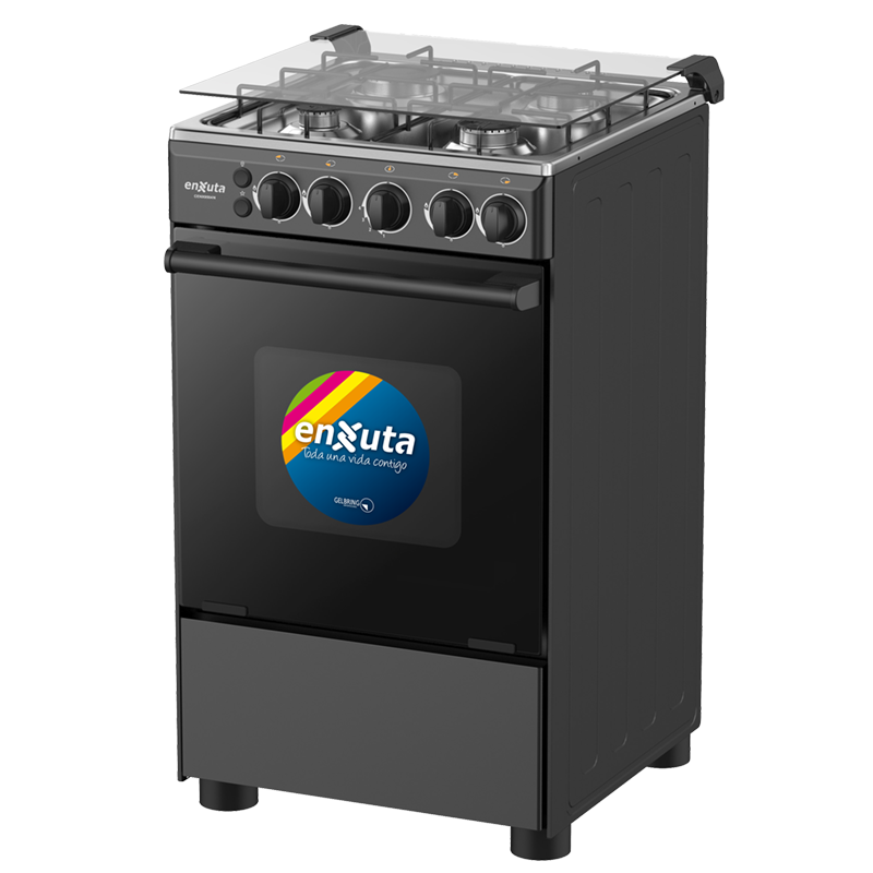Cocina Supergas 4 Hornallas Negra con Termocupla 50x60 - China