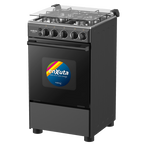 Cocina Supergas 4 Hornallas Negra con Termocupla 50x60 - China