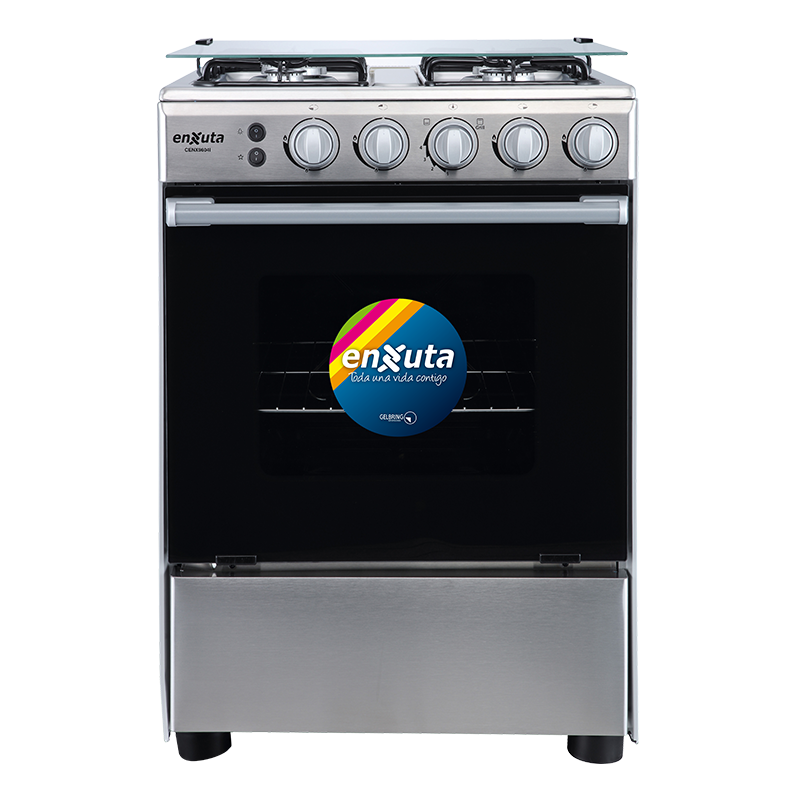 Cocina Supergas 4 Hornallas Inox con Termocupla y Grill 60x60 - China