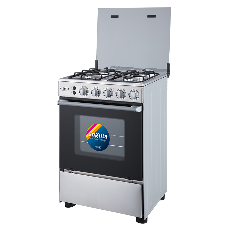 Cocina Supergas 4 Hornallas Inox con Termocupla y Grill 60x60 - China