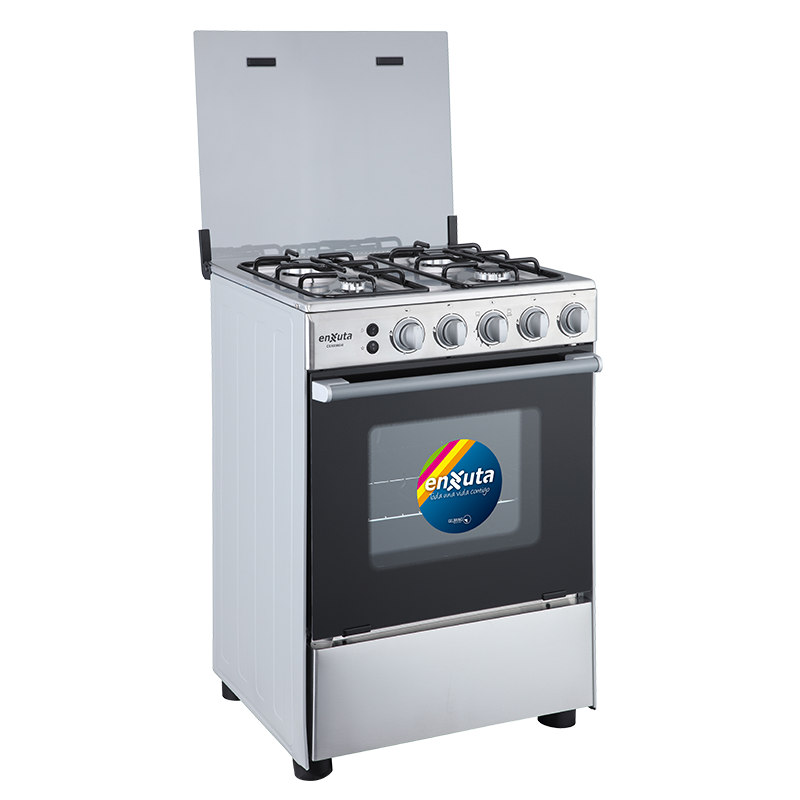 Cocina Supergas 4 Hornallas Inox con Termocupla y Grill 60x60 - China