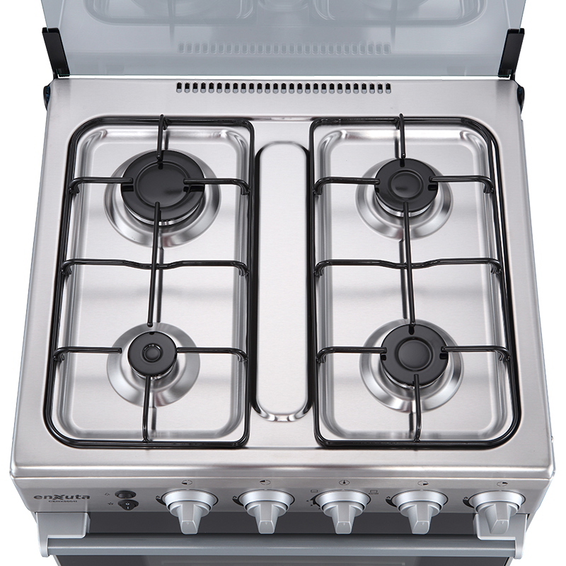Cocina Supergas 4 Hornallas Inox con Termocupla y Grill 60x60 - China