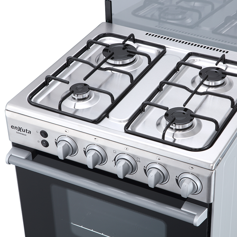 Cocina Supergas 4 Hornallas Inox con Termocupla y Grill 60x60 - China