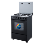 Cocina Supergas 4 Hornallas Negra con Termocupla y Grill 60x60 - China