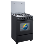 Cocina Supergas 4 Hornallas Negra con Termocupla y Grill 60x60 - China