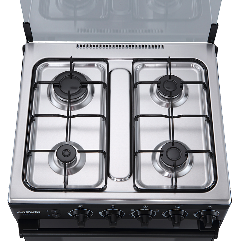 Cocina Supergas 4 Hornallas Negra con Termocupla y Grill 60x60 - China