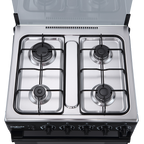 Cocina Supergas 4 Hornallas Negra con Termocupla y Grill 60x60 - China