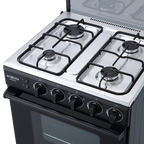 Cocina Supergas 4 Hornallas Negra con Termocupla y Grill 60x60 - China