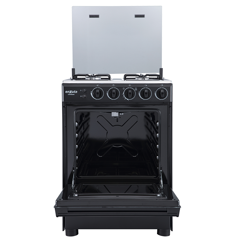 Cocina Supergas 4 Hornallas Negra con Termocupla y Grill 60x60 - China