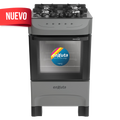 Cocina Supergas 4 Hornallas Titanio, Mesada de Vidrio y Termocupla - Brasil