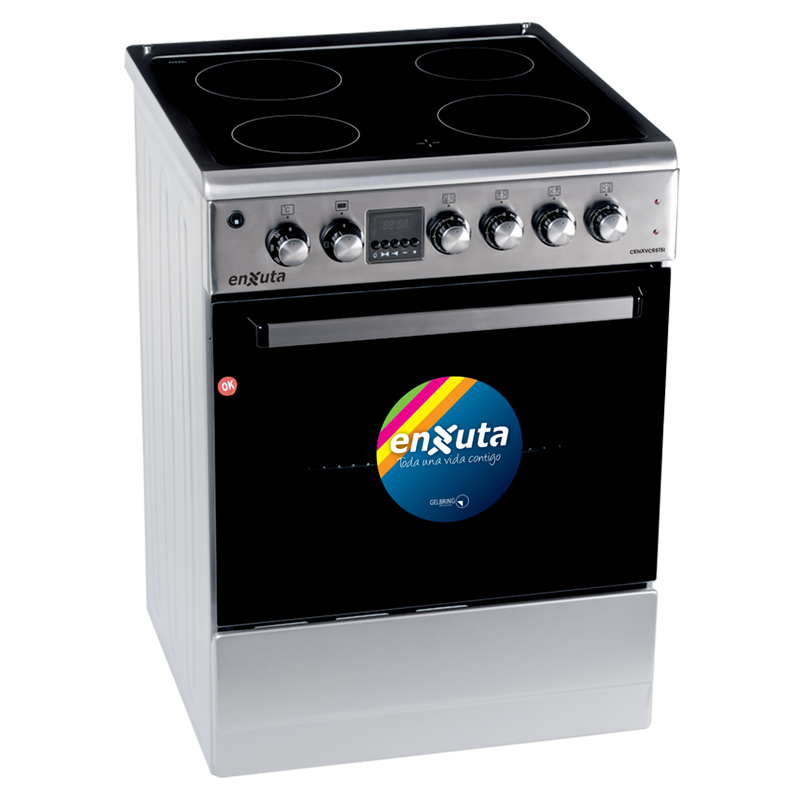 Cocina Eléctrica Vitrocerámica Inox con Convección - Turquía