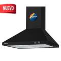 Campana 60 cm Negra con extracción de 750 m3/h