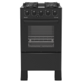 Cocina Supergas 4 Hornallas Mesada de Vidrio Negra y Termocupla