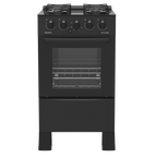 Cocina Supergas 4 Hornallas Mesada de Vidrio Negra y Termocupla