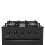 Cocina Supergas 4 Hornallas Mesada de Vidrio Negra y Termocupla