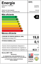 Freezer Vertical 168 Litros Blanco Frío Húmedo