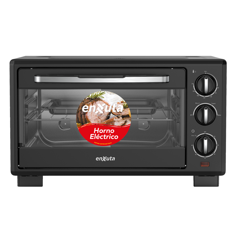 Horno Eléctrico 22 Litros Negro