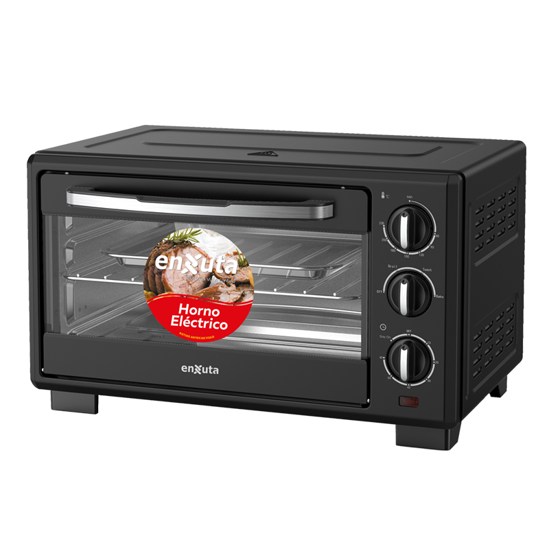 Horno Eléctrico 22 Litros Negro