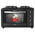 Horno Eléctrico 32 Litros Negro con 2 Discos Eléctricos